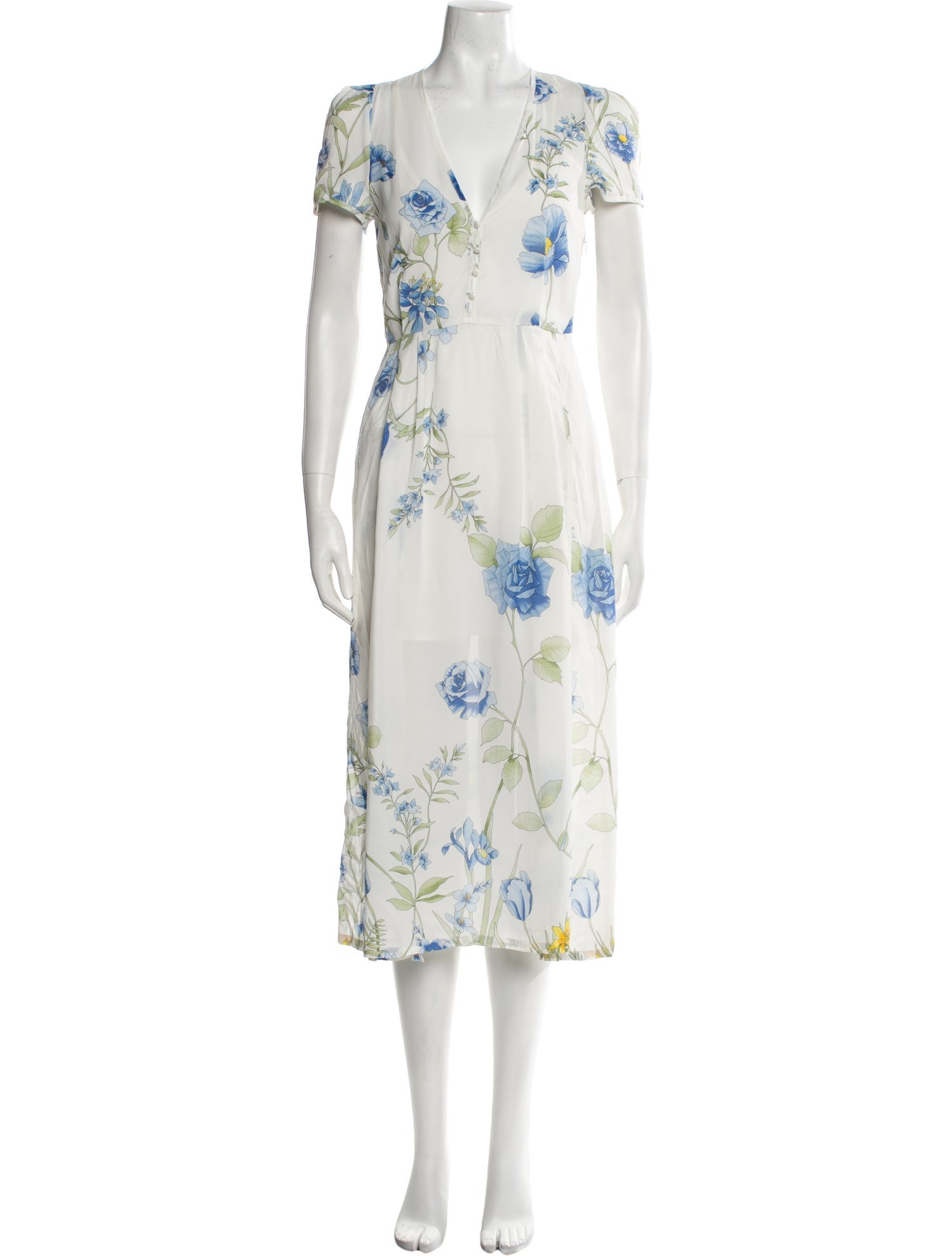 Alice McCall Floral Print Midi Length Dress