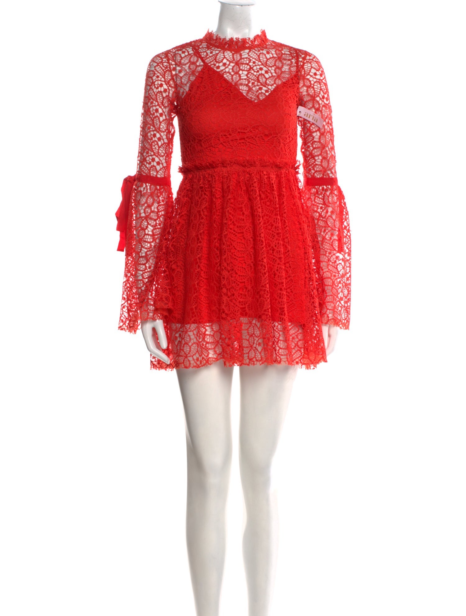 Alice McCall Lace Pattern Mini Dress