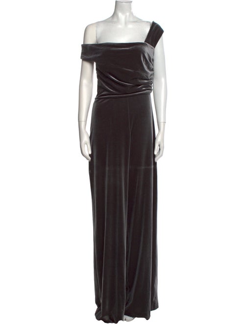 Halston Square Neckline Jumpsuit