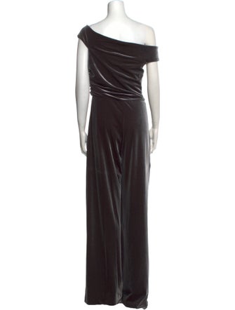 Halston Square Neckline Jumpsuit