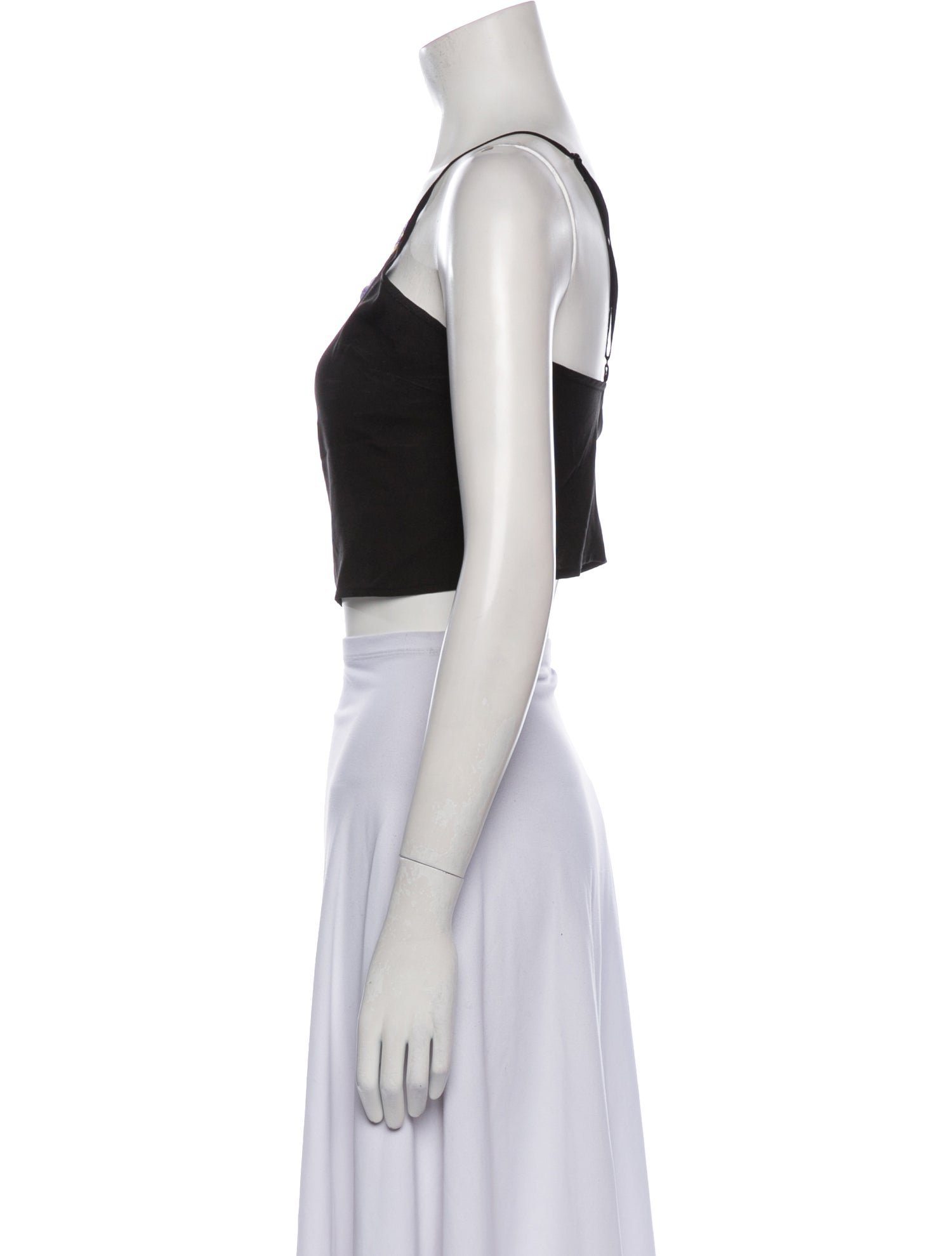 Alice McCall V-Neck Sleeveless Crop Top