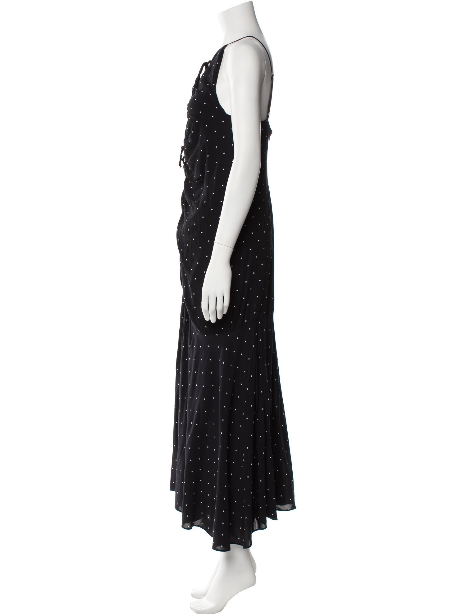 Alice McCall Polka Dot Print Long Dress