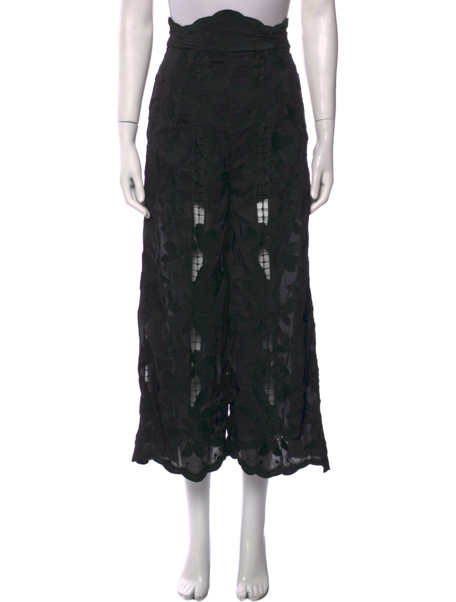 Alice McCall Lace Pattern Wide Leg Pants