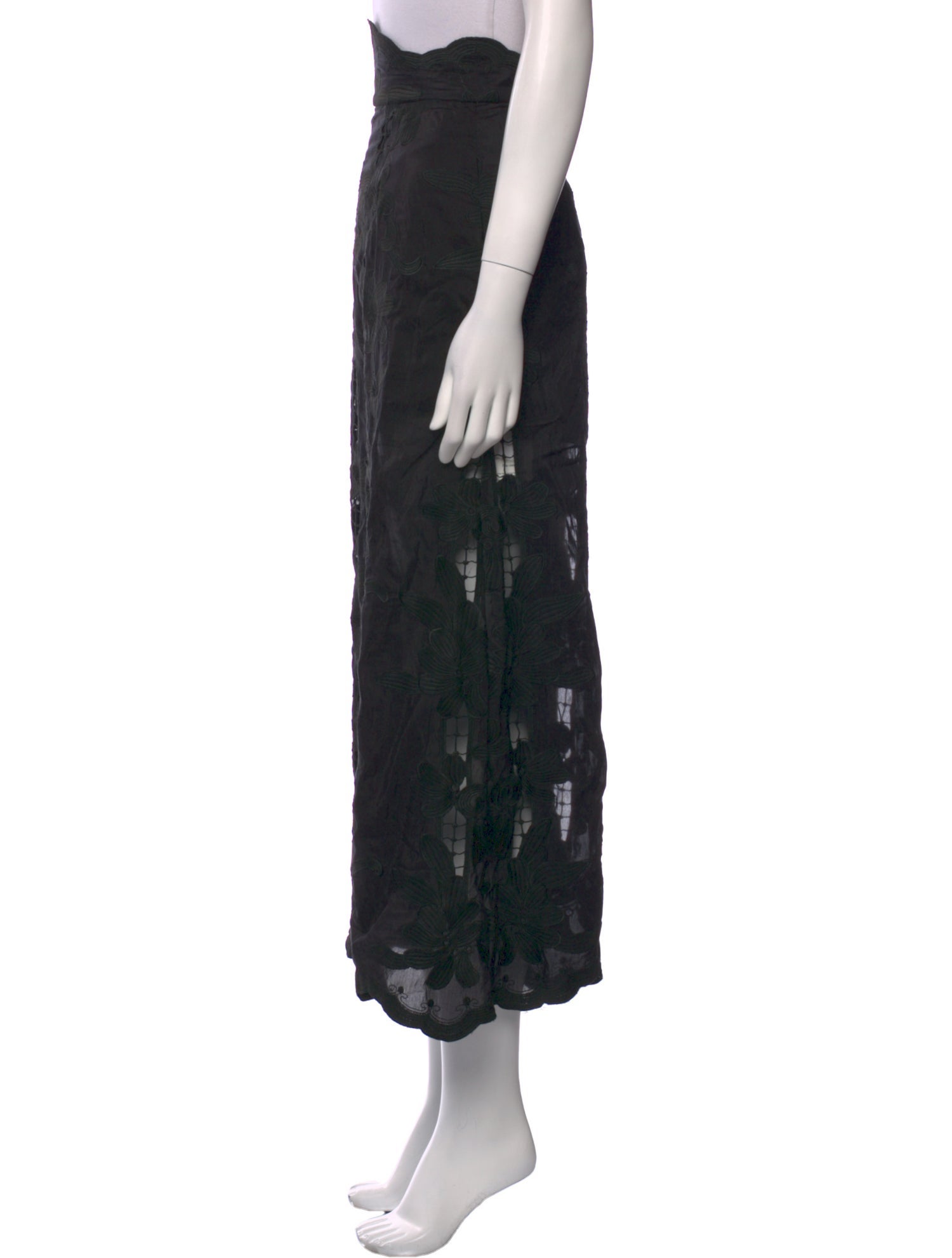 Alice McCall Lace Pattern Wide Leg Pants