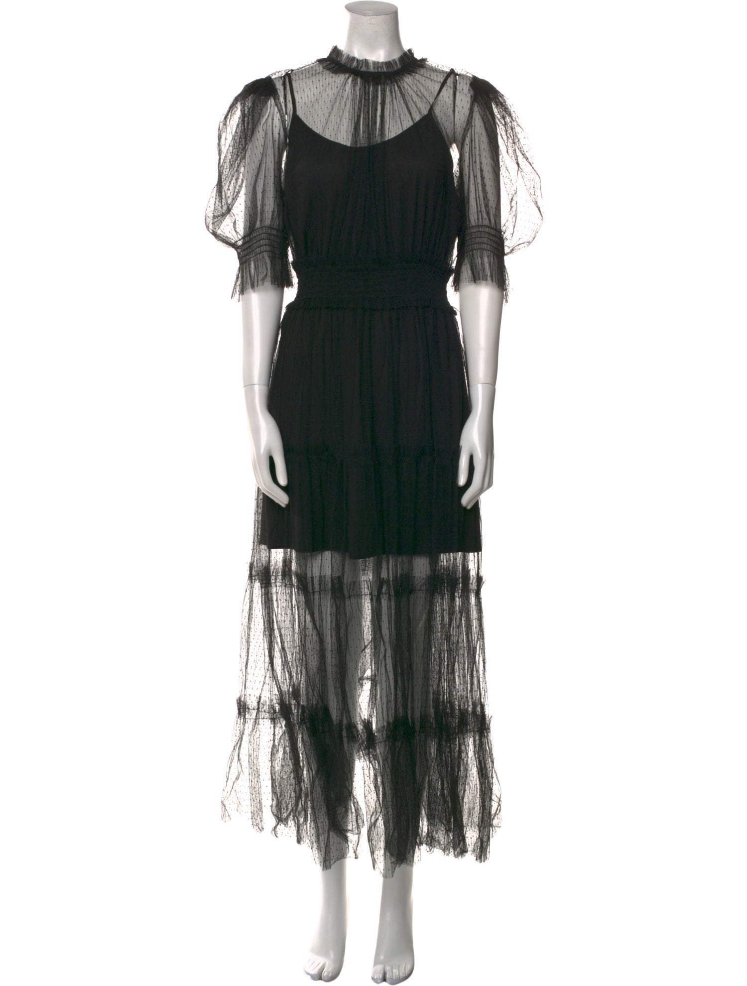 alice McCALL レースフリルワンピース USA2 RibbonToeShoseレースアップフリルワンピース - Ank Rouge(アン