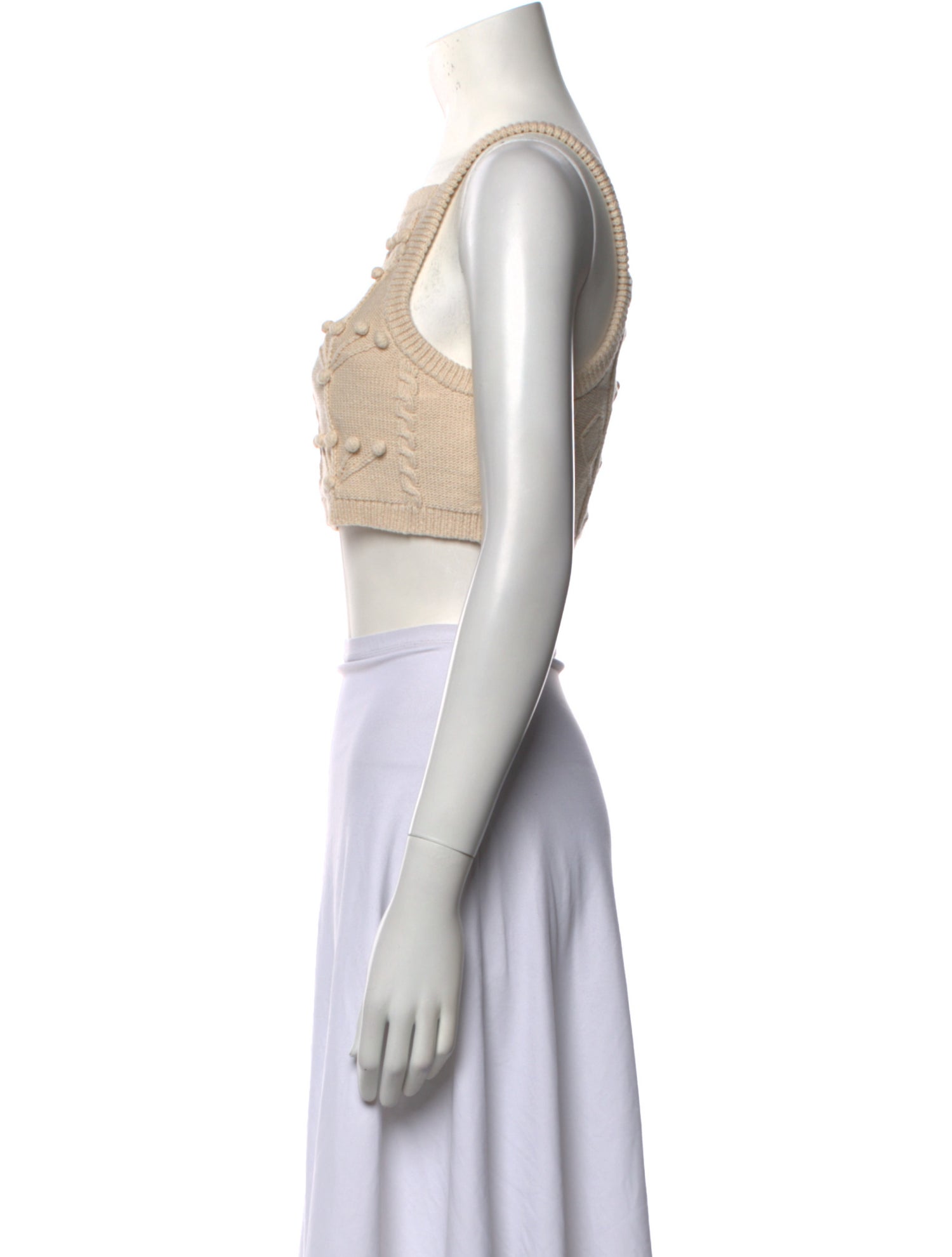 Alice McCall Square Neckline Sleeveless Crop Top