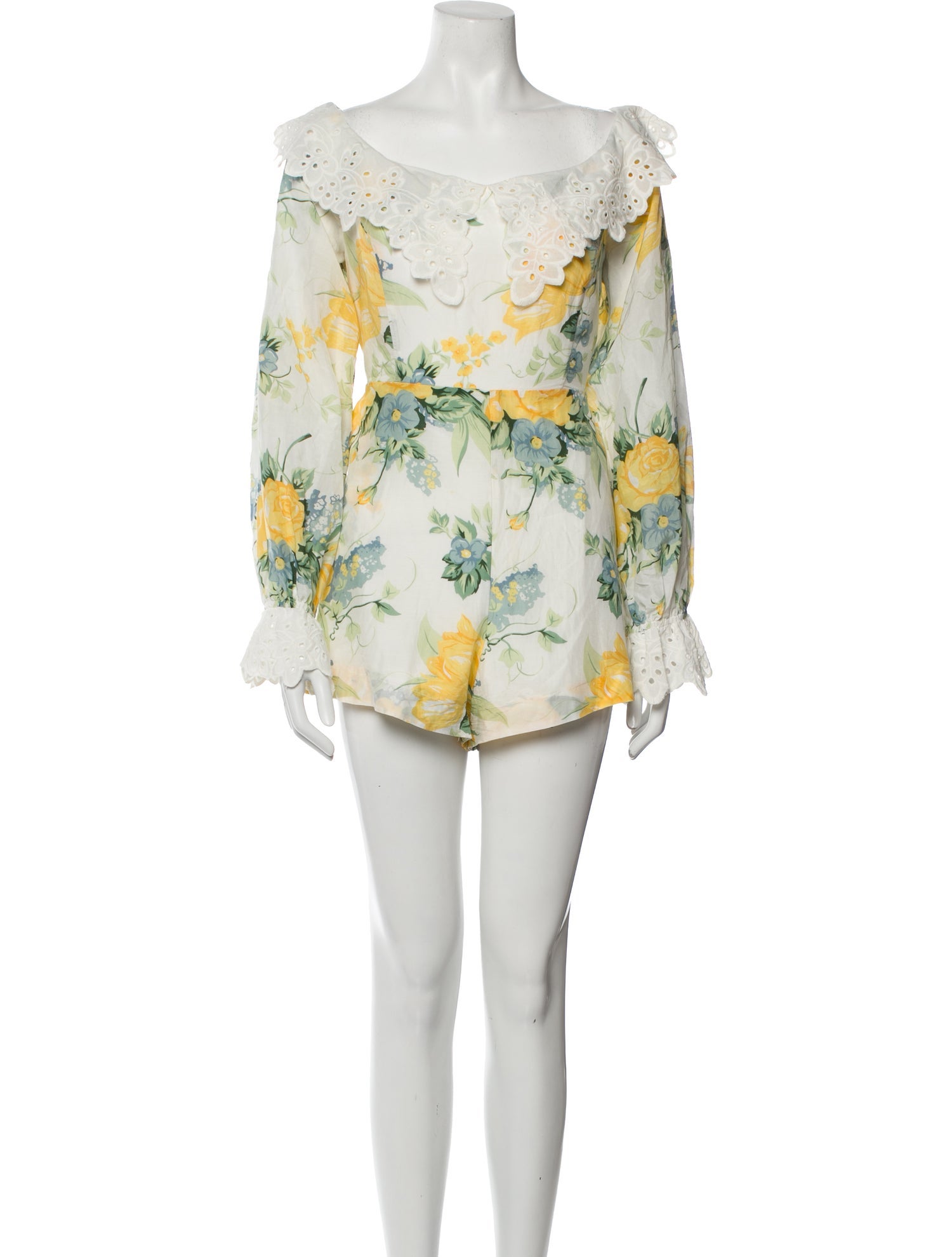 Alice McCall Floral Print Scoop Neck Romper