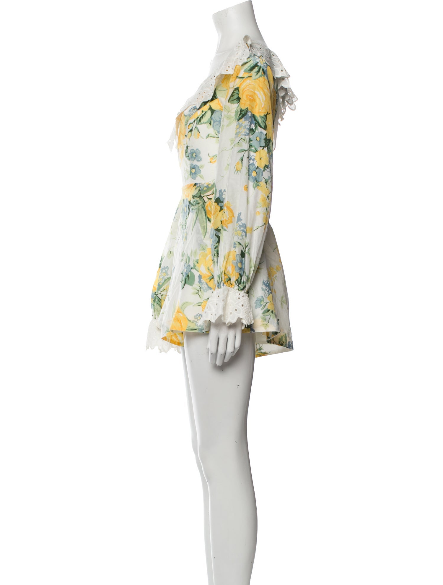 Alice McCall Floral Print Scoop Neck Romper