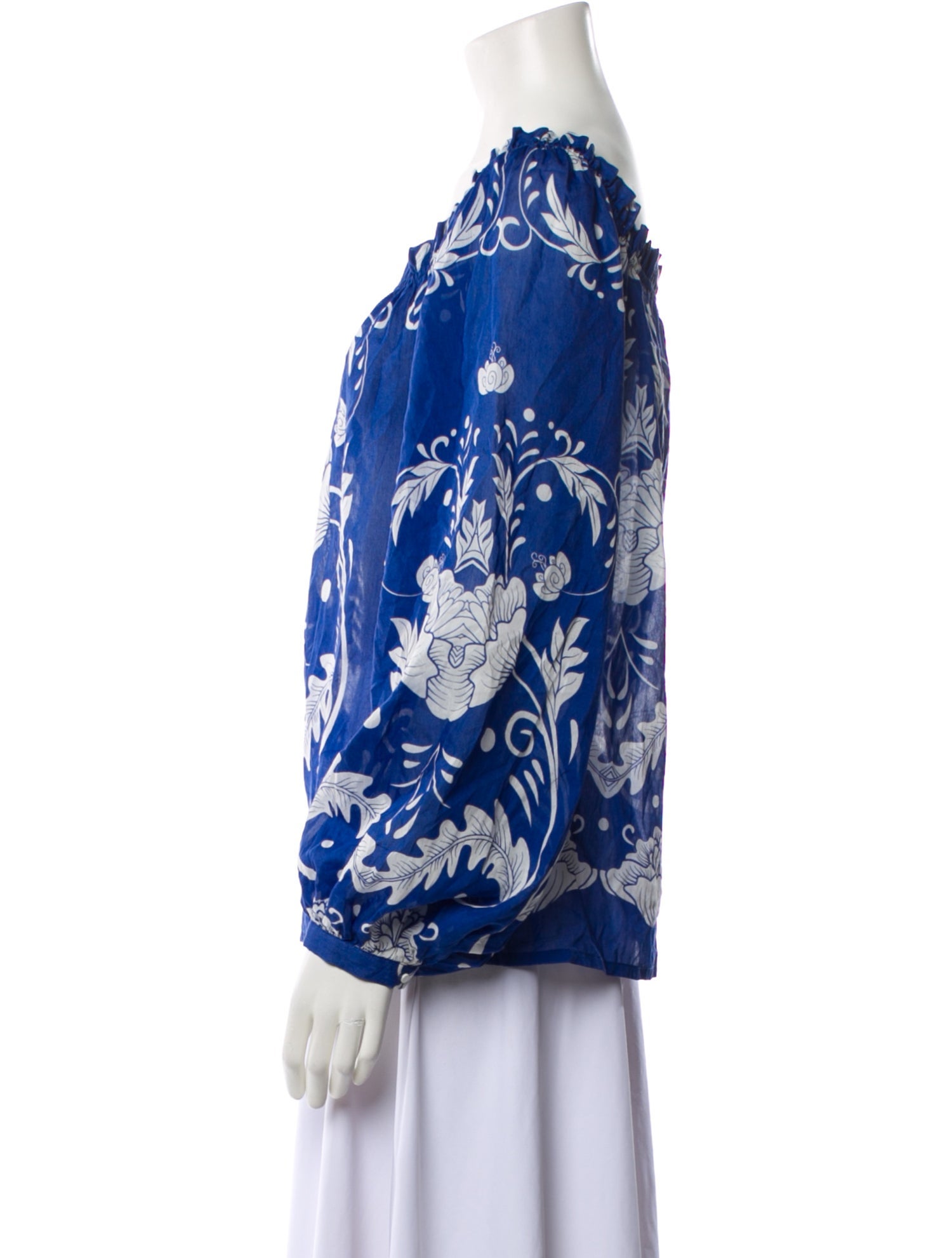 Alice McCall Floral Print Square Neckline Blouse