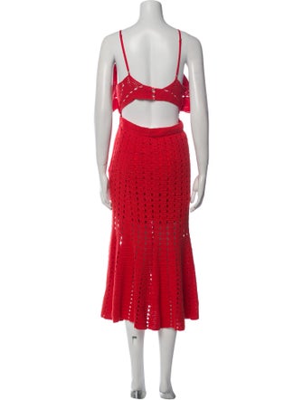 Alice McCall Square Neckline Midi Length Dress