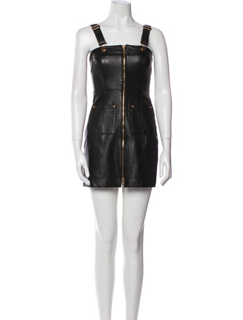 Alice McCall Lamb Leather Mini Dress