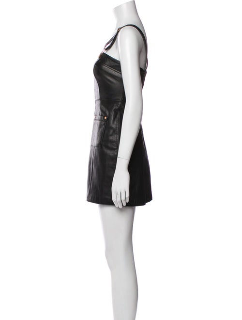 Alice McCall Lamb Leather Mini Dress