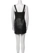 Alice McCall Lamb Leather Mini Dress