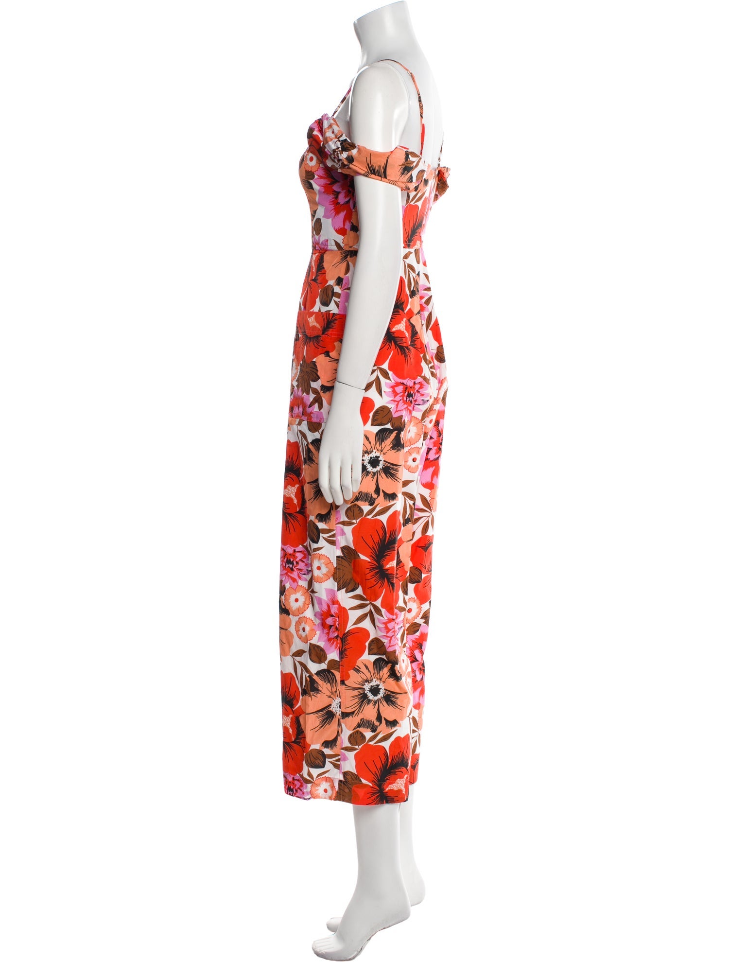 Alice McCall Floral Print Off-The-Shoulder Jumpsuit