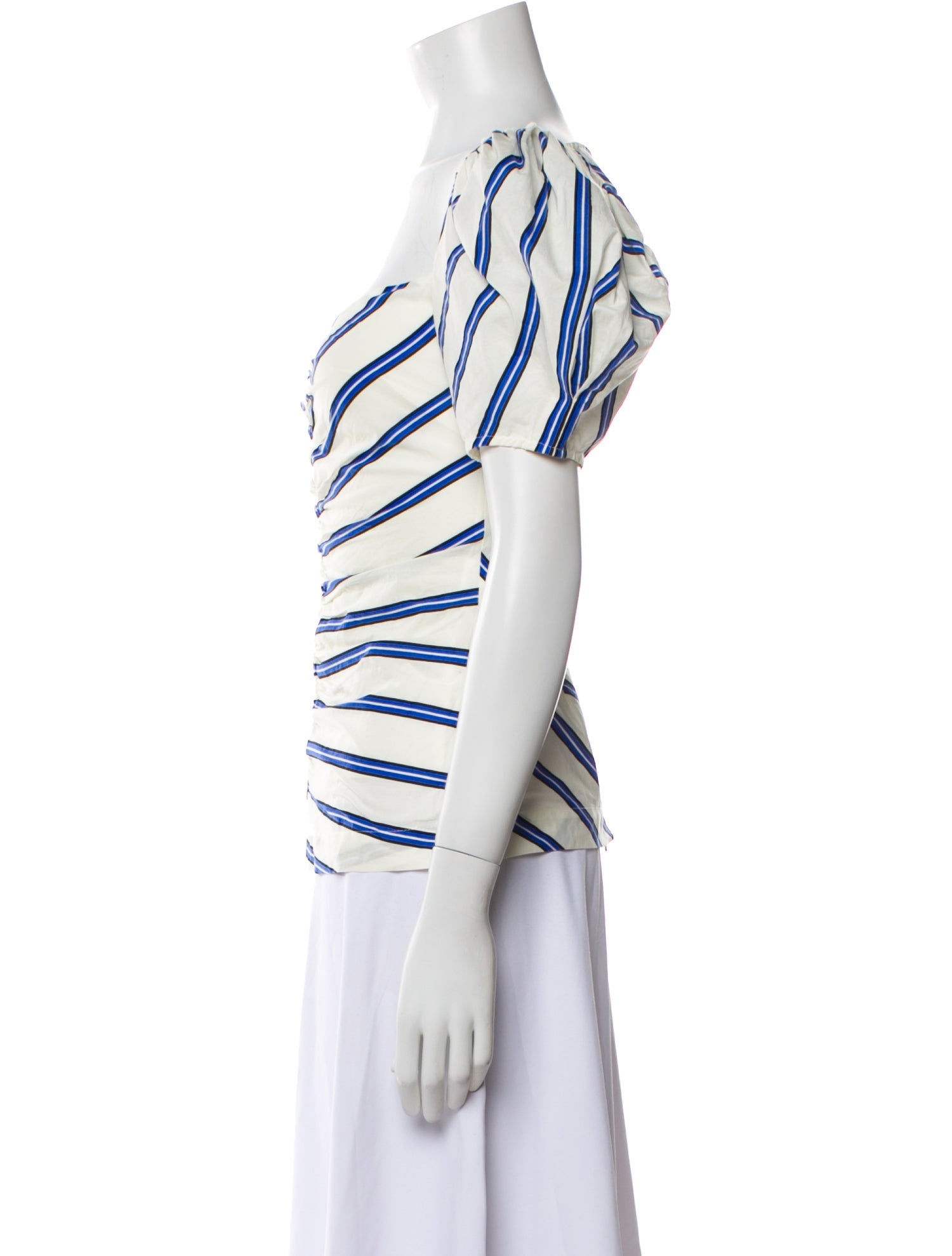Alice McCall Striped Cowl Neck T-Shirt