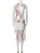 Alice McCall Floral Print Midi Length Dress