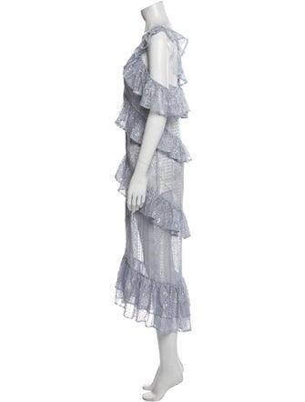 Alice McCall Floral Print Midi Length Dress