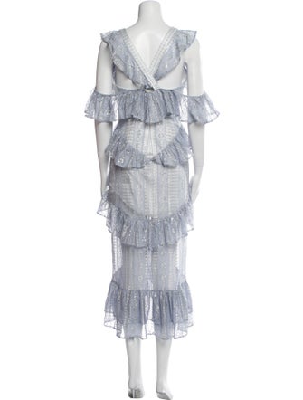 Alice McCall Floral Print Midi Length Dress