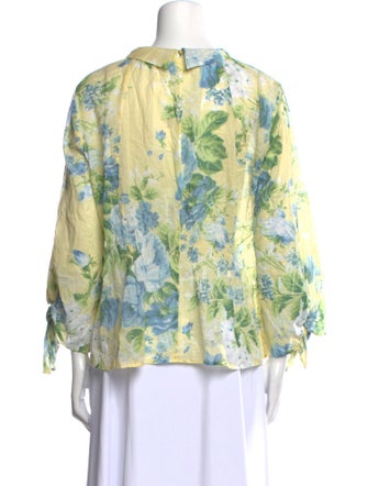 Alice McCall Floral Print Crew Neck Blouse