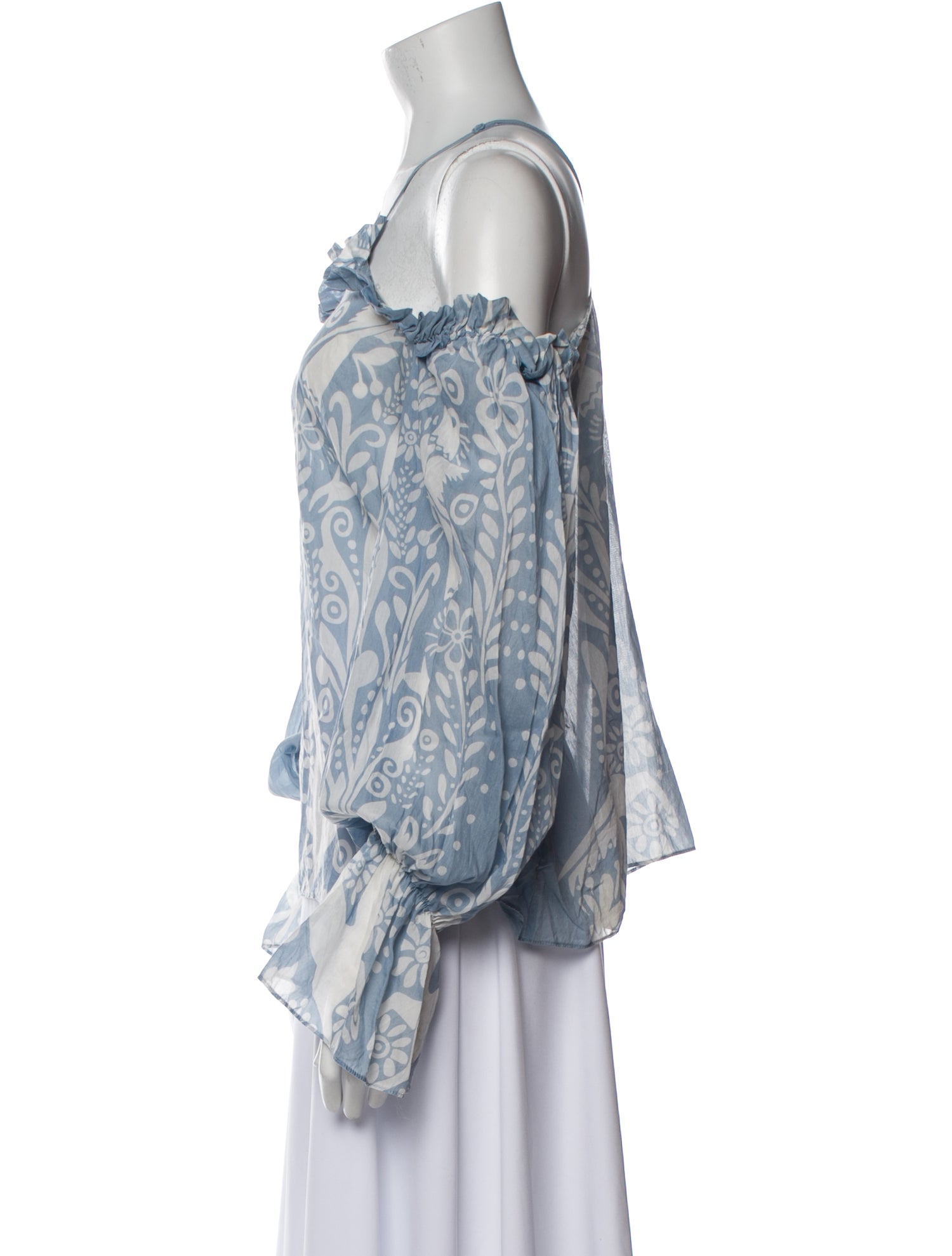 Alice McCall Printed Square Neckline Blouse