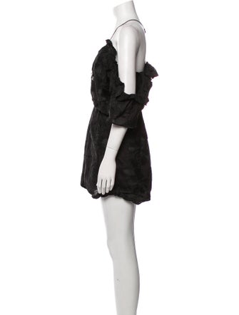 Alice McCall Floral Print V-Neck Romper