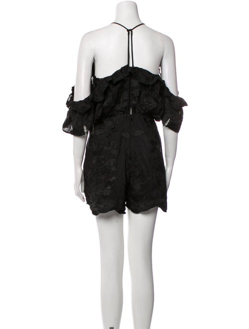 Alice McCall Floral Print V-Neck Romper