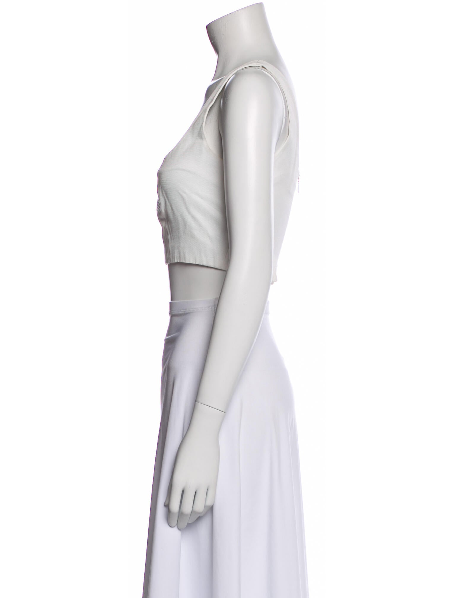 Alice McCall Square Neckline Sleeveless Crop Top