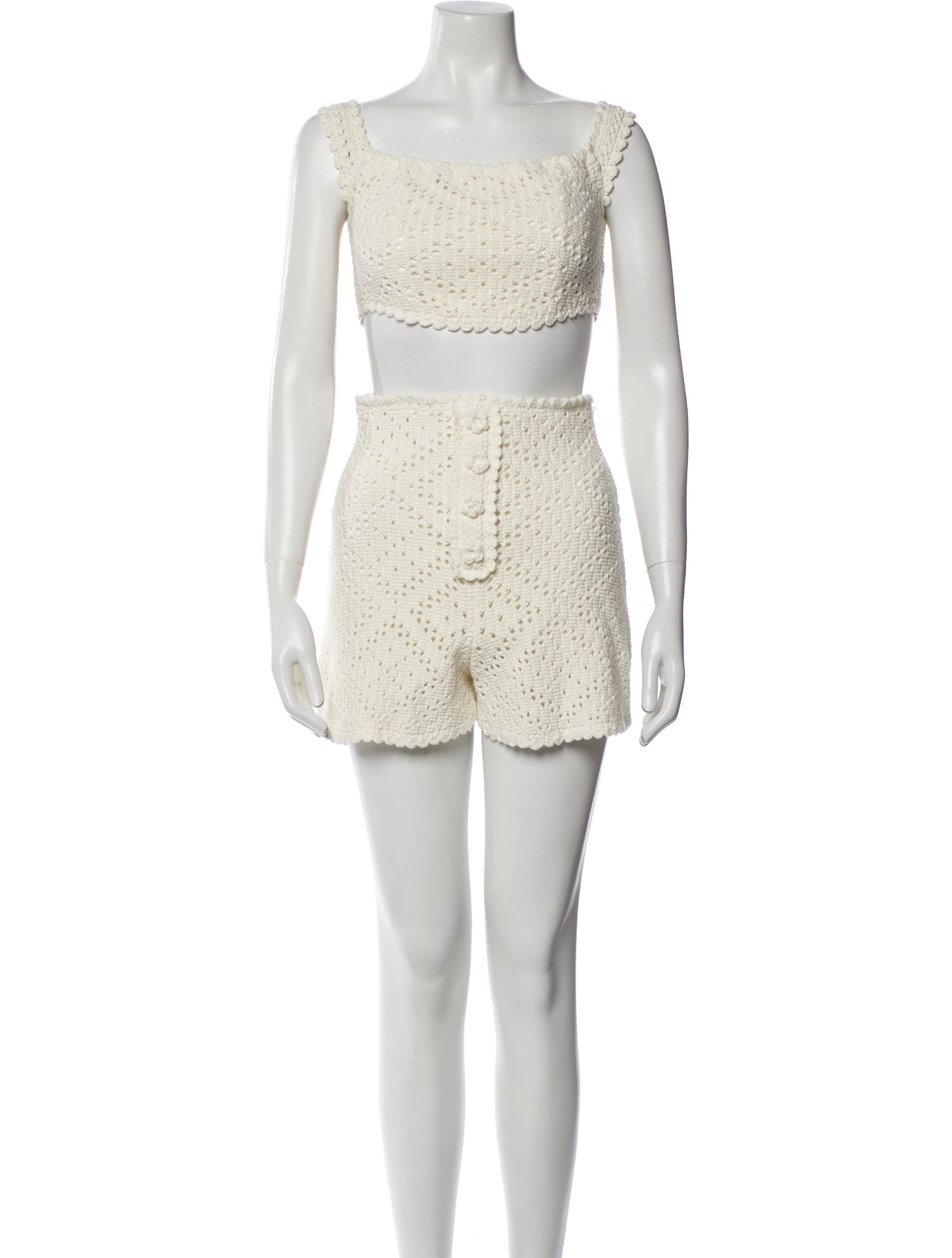 Alice McCall Lace Pattern Crochet Trim Short Set w/ Tags