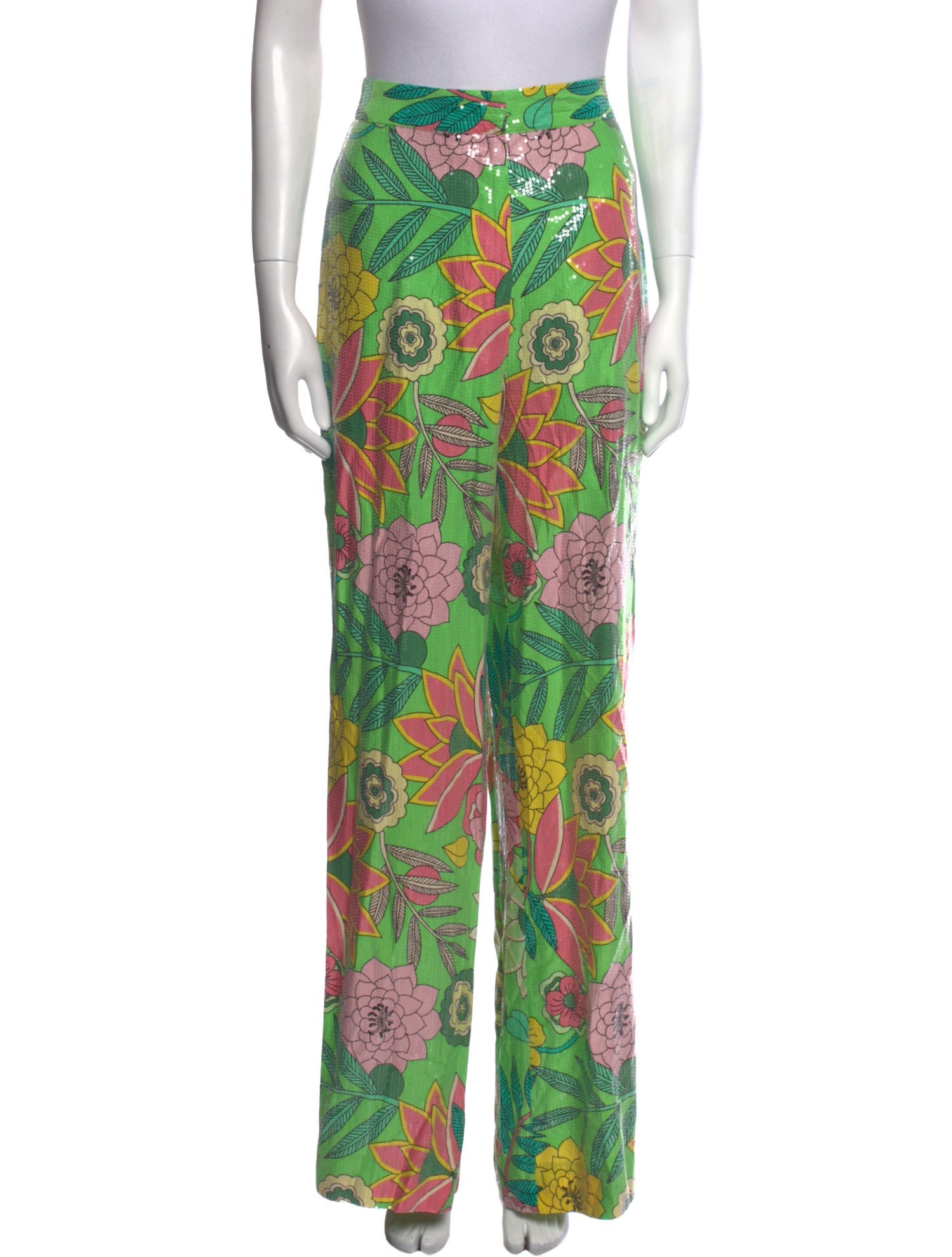 Alice McCall Printed Wide Leg Pants w/ Tags