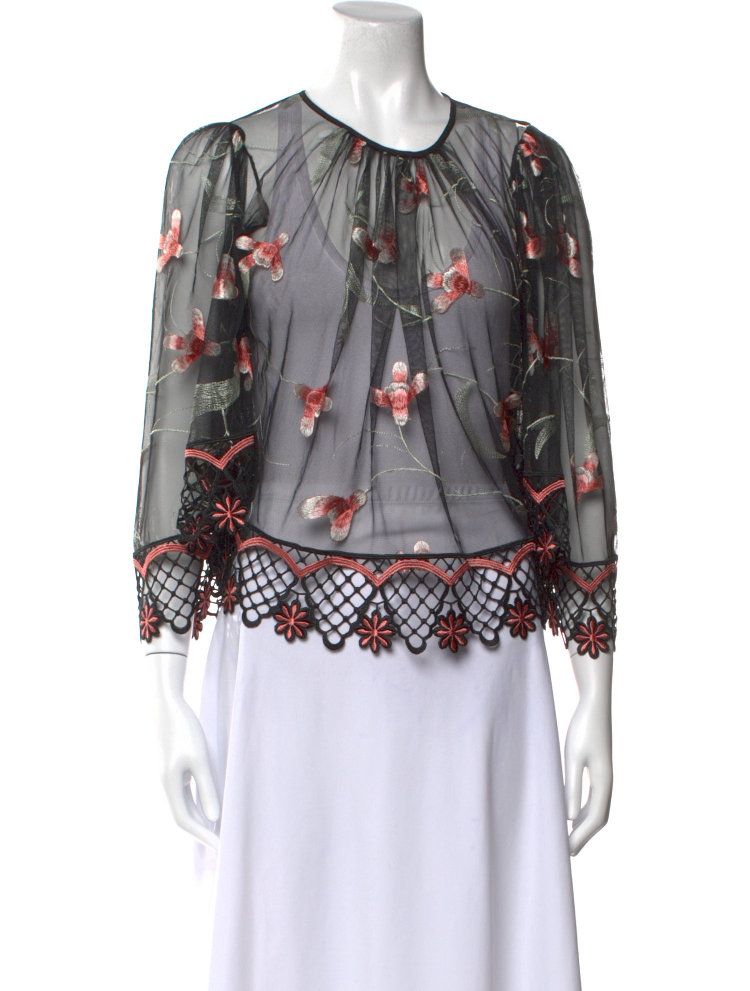 Alice McCall Floral Print Crew Neck Blouse
