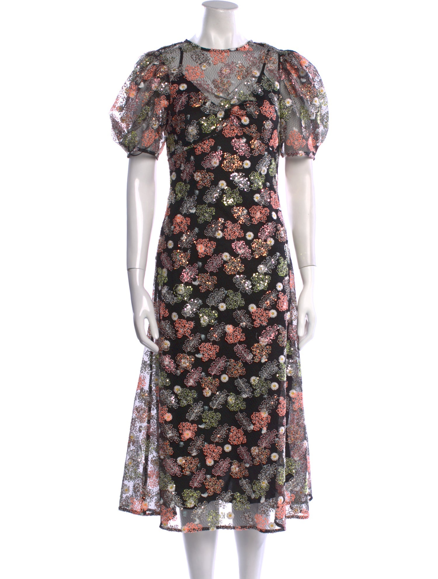 Alice McCall Floral Print Midi Length Dress