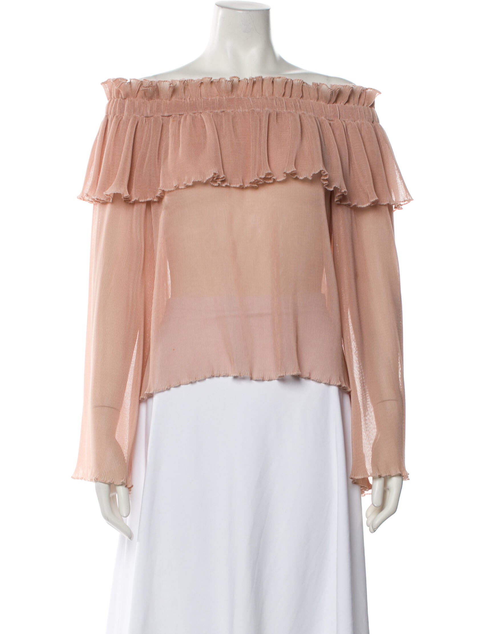 Alice McCall Off-The-Shoulder Long Sleeve Blouse