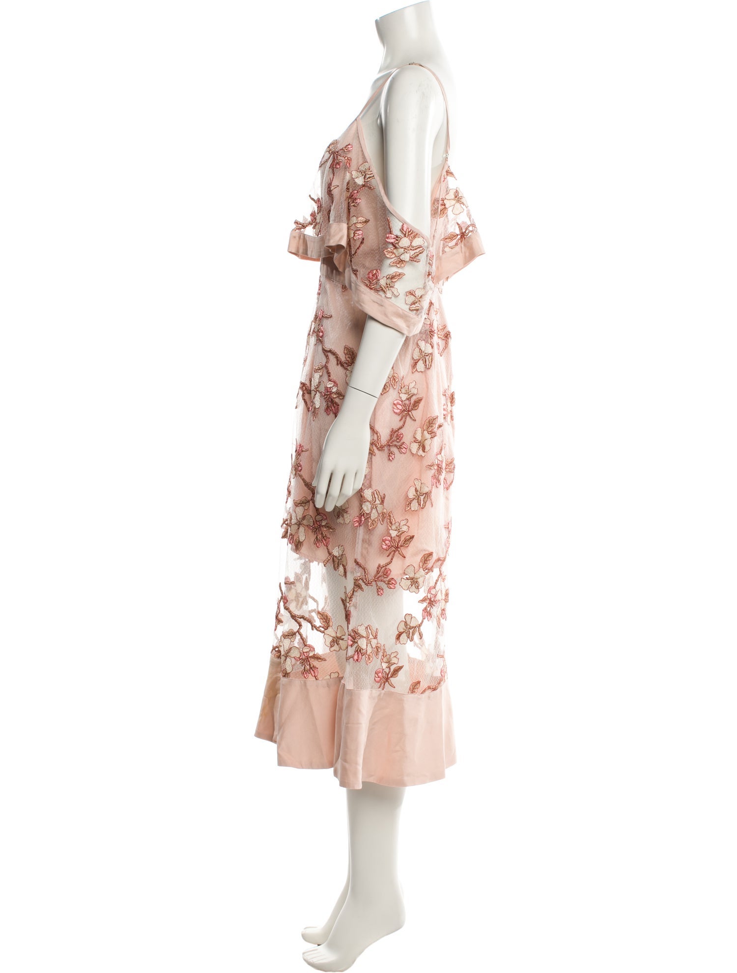 Alice McCall Floral Print Midi Length Dress