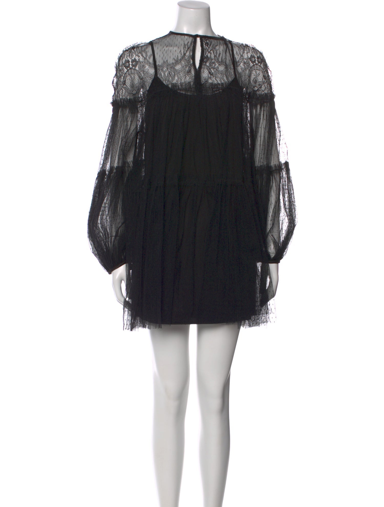 Alice McCall Mock Neck Mini Dress