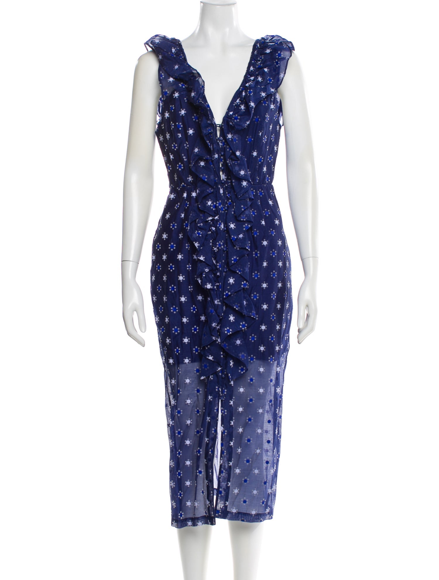 Alice McCall Floral Print Midi Length Dress