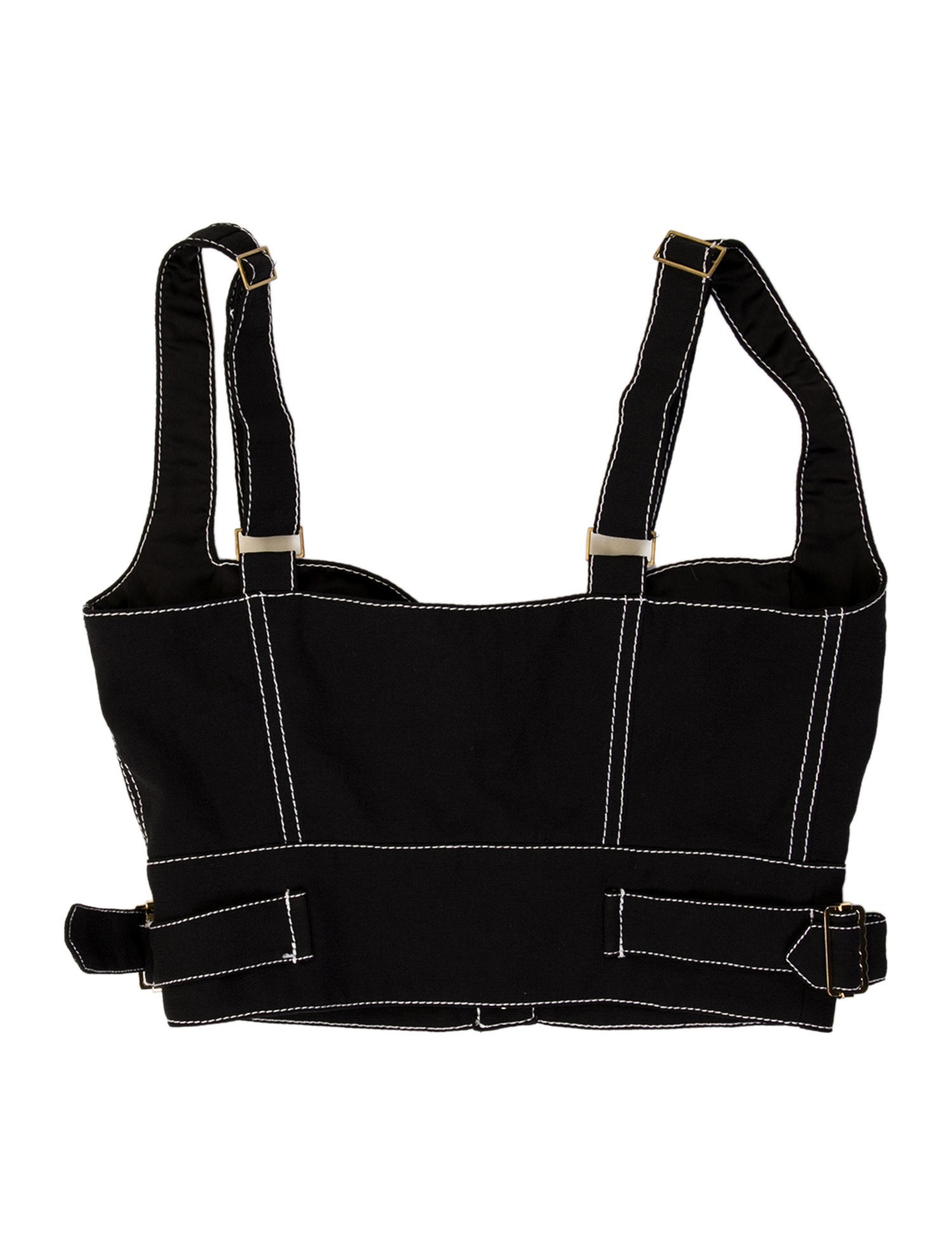 Alice McCall Square Neckline Sleeveless Crop Top