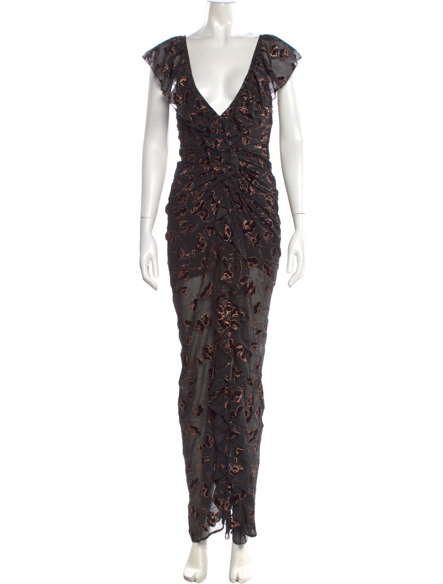 green emerald velvet dress Alice Mccall 'Love is love' Gown – HONEY HIRE BOUTIQUE main image 1
