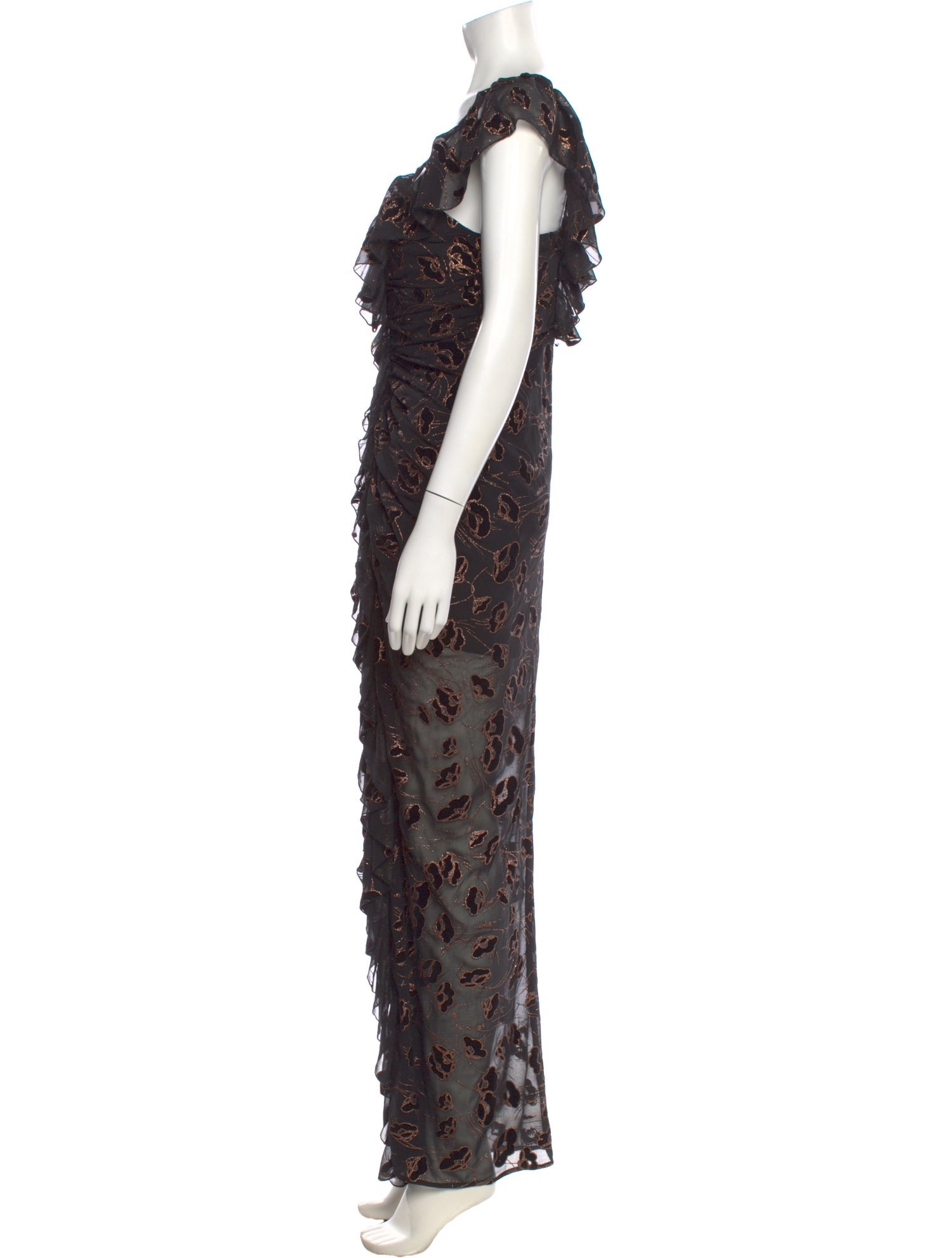 alice mccall long dress Alice McCall Floral Print Long Dress - Black Dresses, Clothing - WMCCL29387