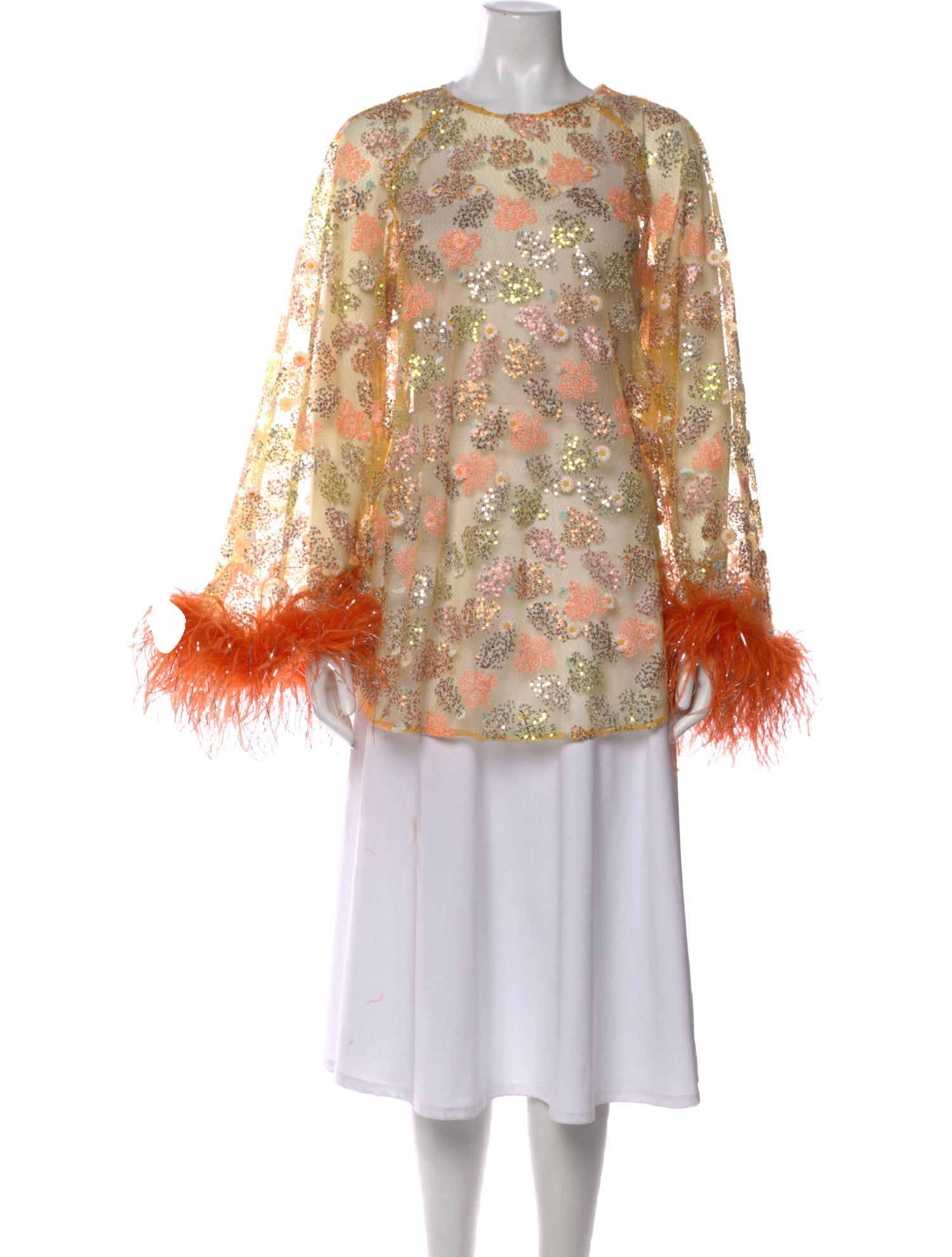 Alice McCall Floral Print Crew Neck Blouse