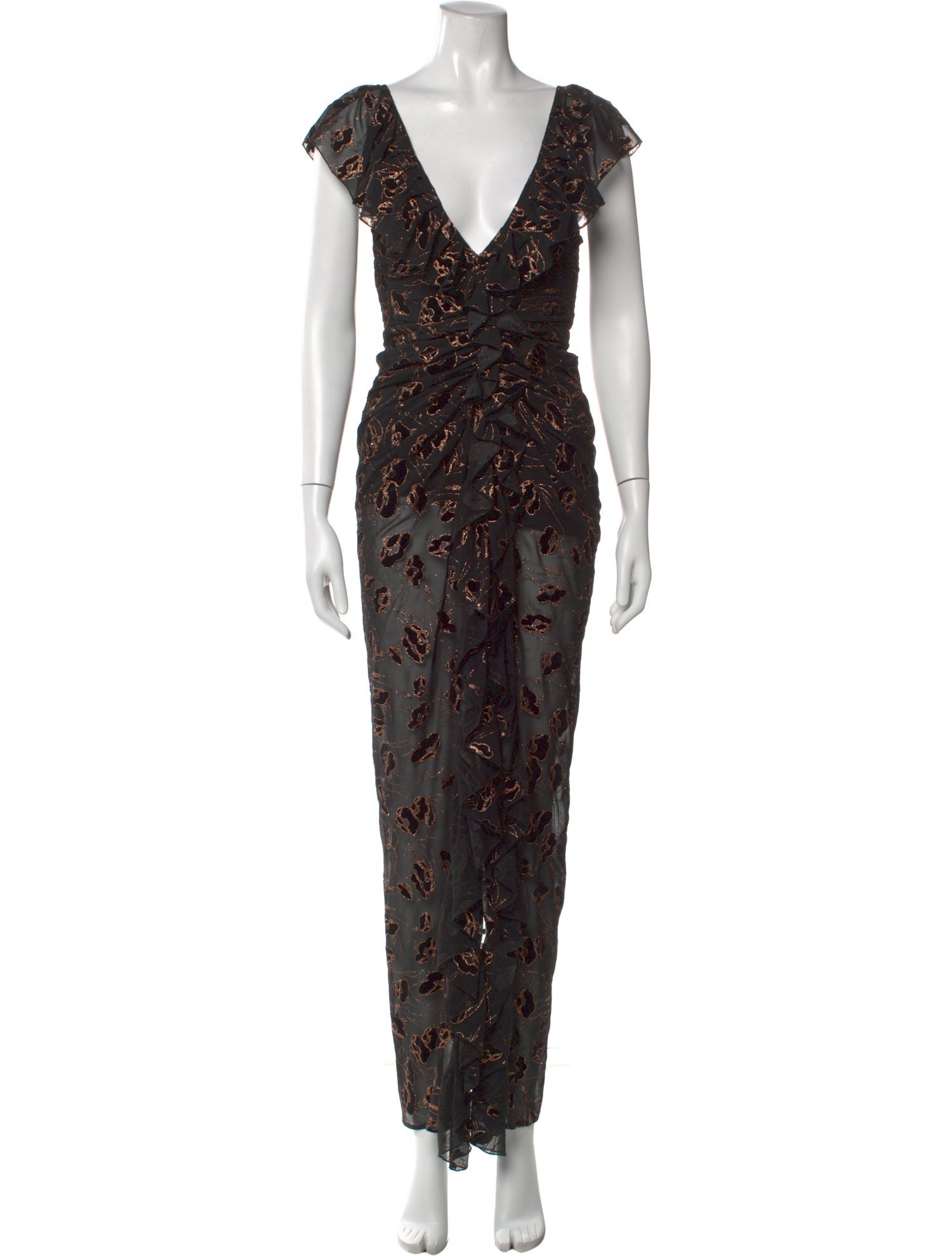 alice mccall dress black Alice McCall Dress Black Lace Midi Size 6 EUC
