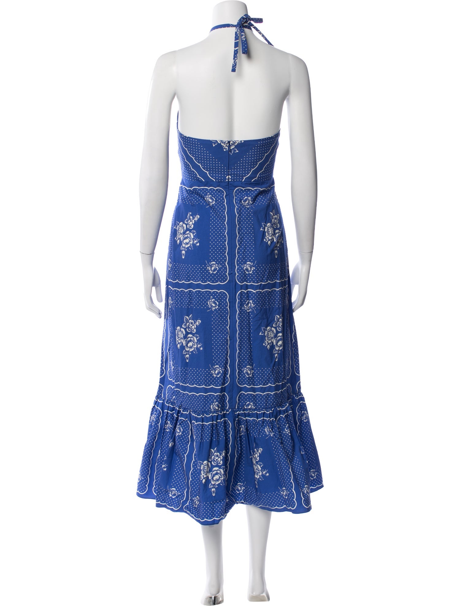 blue alice mccall dress Floral Print Midi Length Quantity:15 Pack