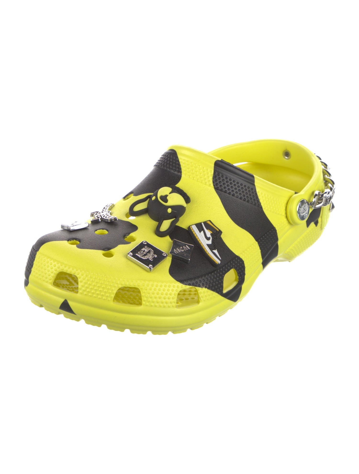 MCM x Crocs Rubber Printed Slippers