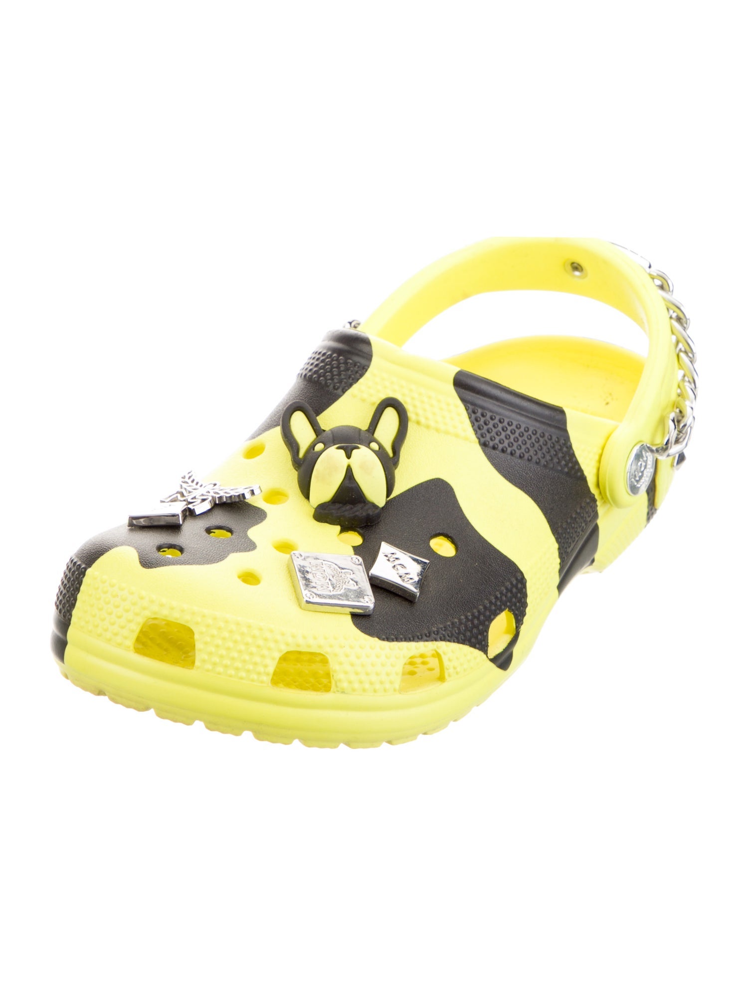 MCM x Crocs Rubber Printed Slippers