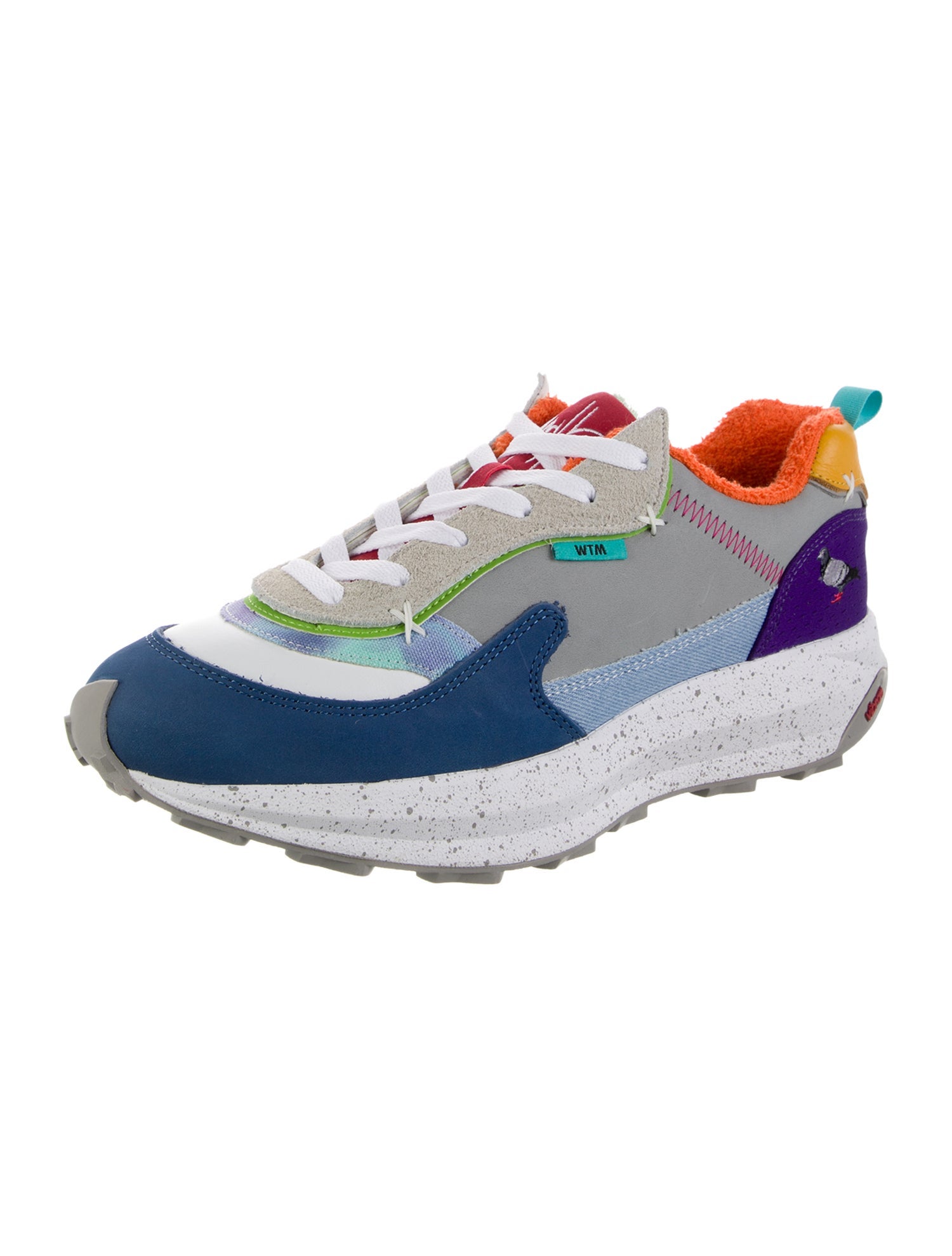 Mache Colorblock Pattern Sneakers
