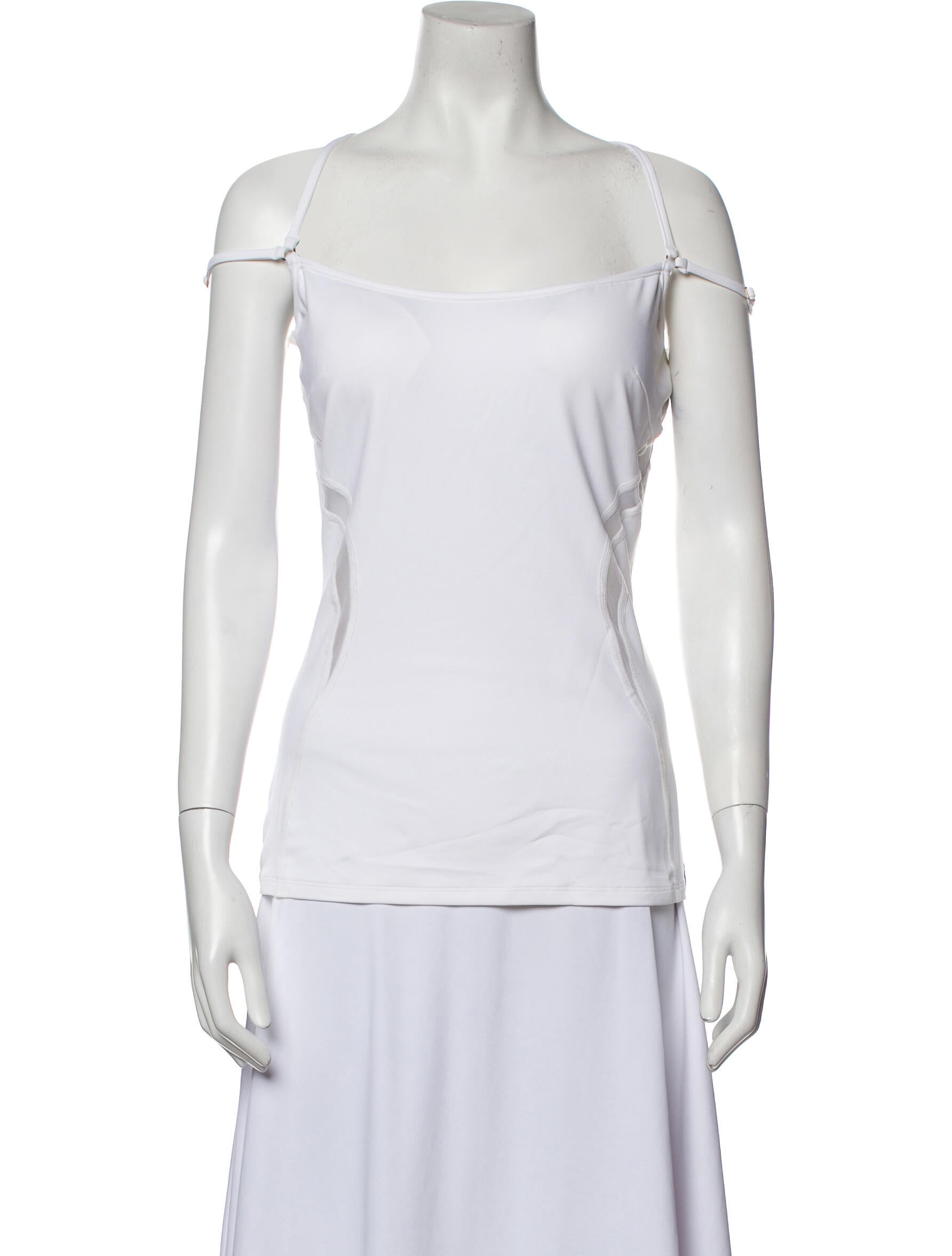 Michi Square Neckline Sleeveless Top