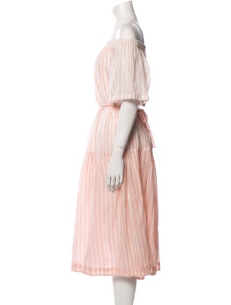Mii Collection Off-The-Shoulder Midi Length Dress