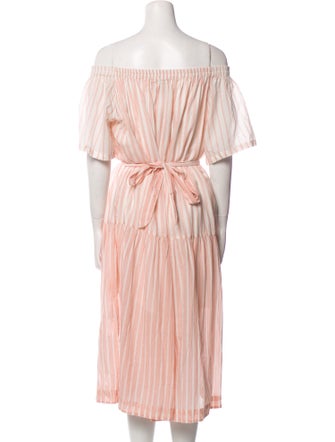 Mii Collection Off-The-Shoulder Midi Length Dress