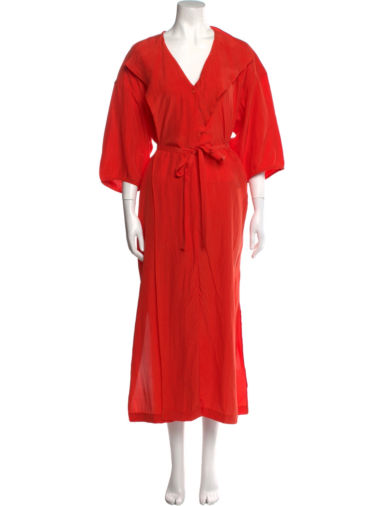 Mii Collection Silk Midi Length Dress