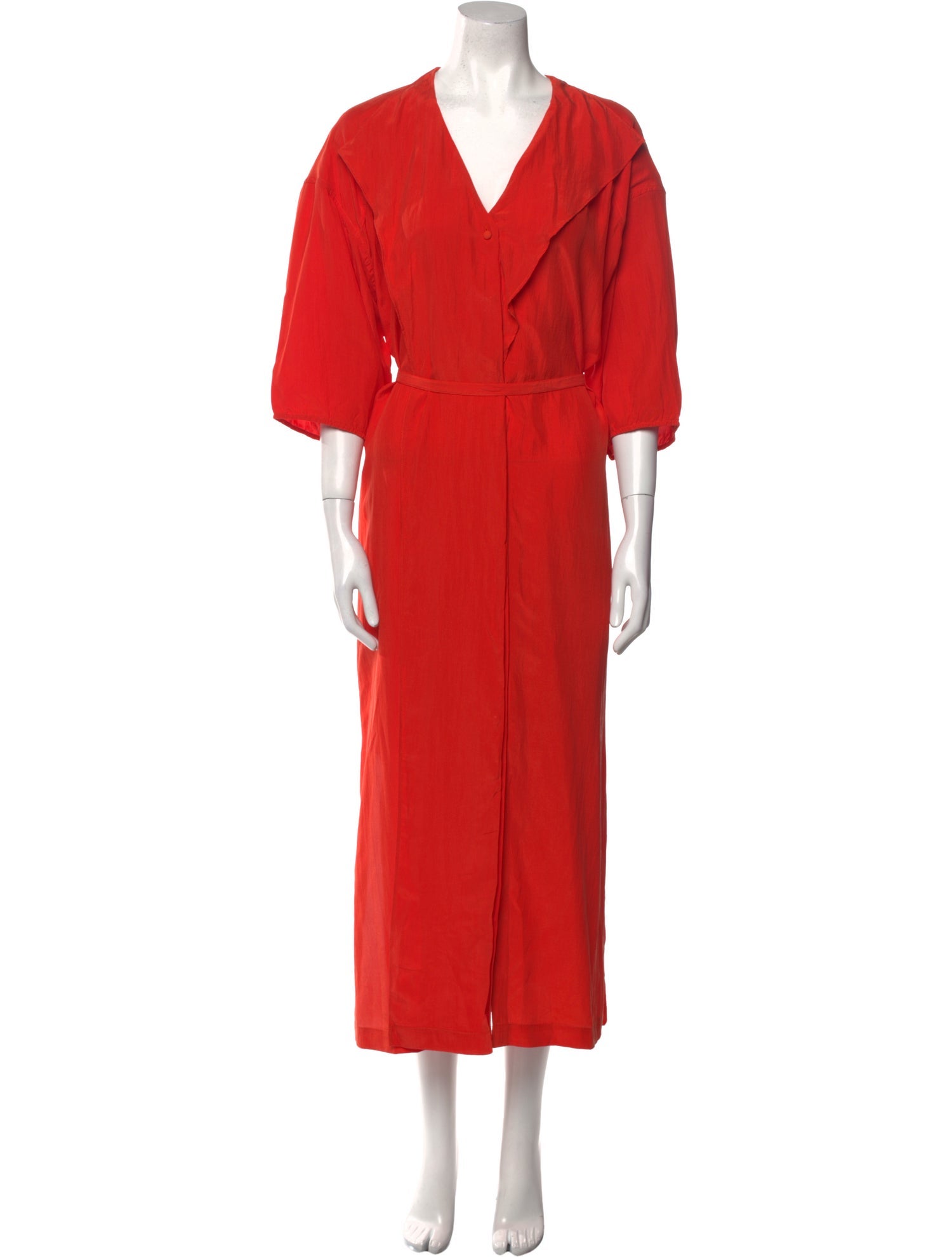 Mii Collection Silk Midi Length Dress