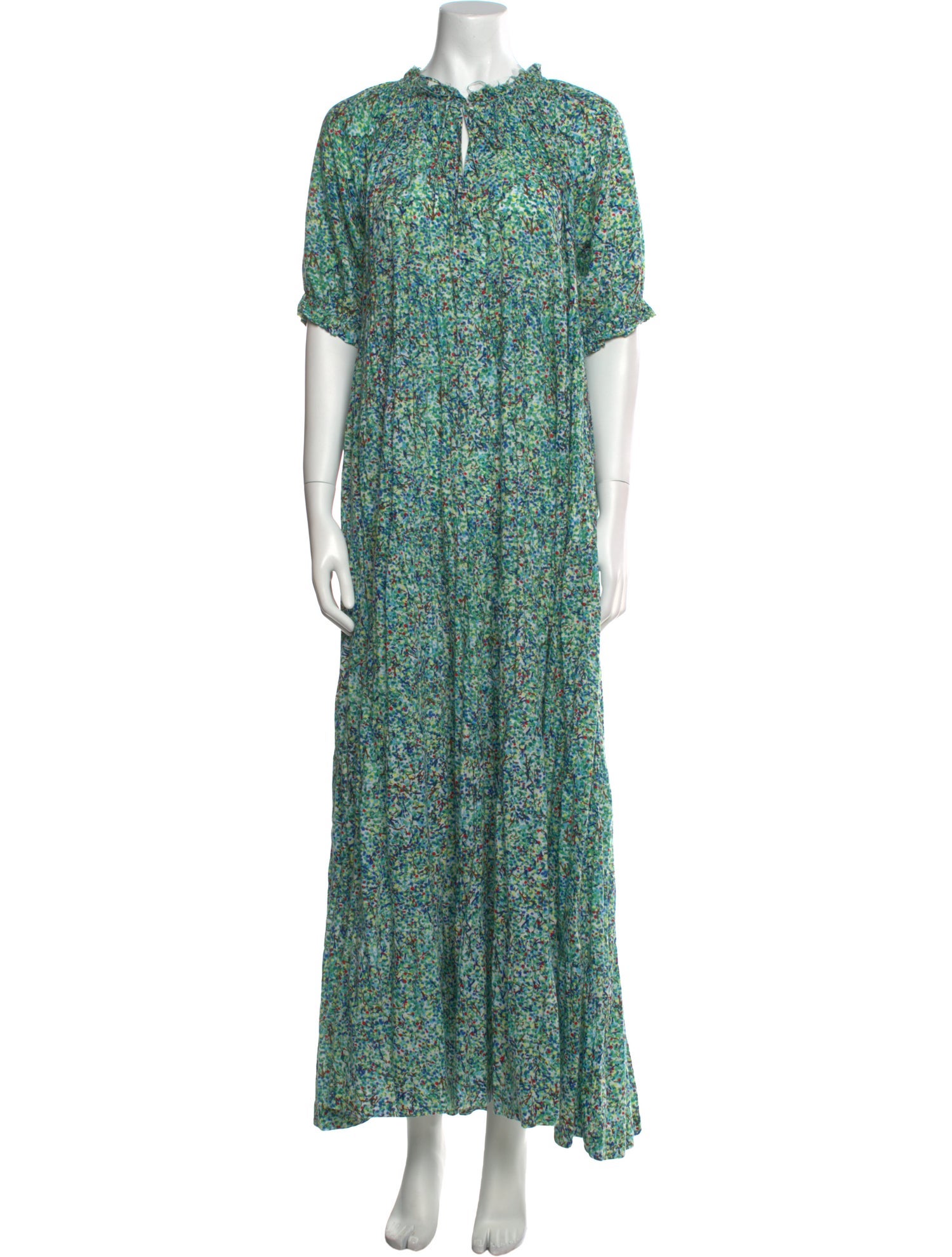 Mii Collection Floral Print Long Dress